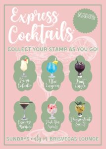 poster of $7 Cocktails at Bris Vegas Lounge